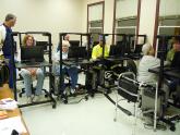Image: Community members at the Matewan Computer Center