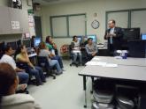 MIGH President and Executive Director, Carlos J. López, visited with students on