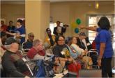 Image: Tracey Roberson, Connected Living Training & Operations Director, engages