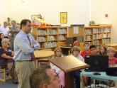 Image: Tom Perriello and class use Skype to talk to attorneys