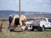 NTUA prepares to install new fiber in New Mexico.