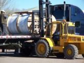 NTUA receives a delivery of new fiber-optic cable.