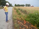 Sho-Me Technologies’ inspector verifies a contractor’s splice vault location