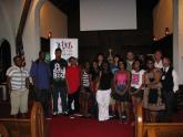 A group of Computer 4 Kids participants at the Jackson Department event