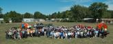 Government officials and residents participate in UC2B’s groundbreaking ceremony