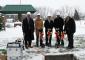 Image: Merit Network community and state representatives participate in the grou