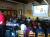 A class from Angoon City School watches a Digital Storytelling presentation